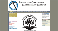 Desktop Screenshot of edgertonchristianschool.org